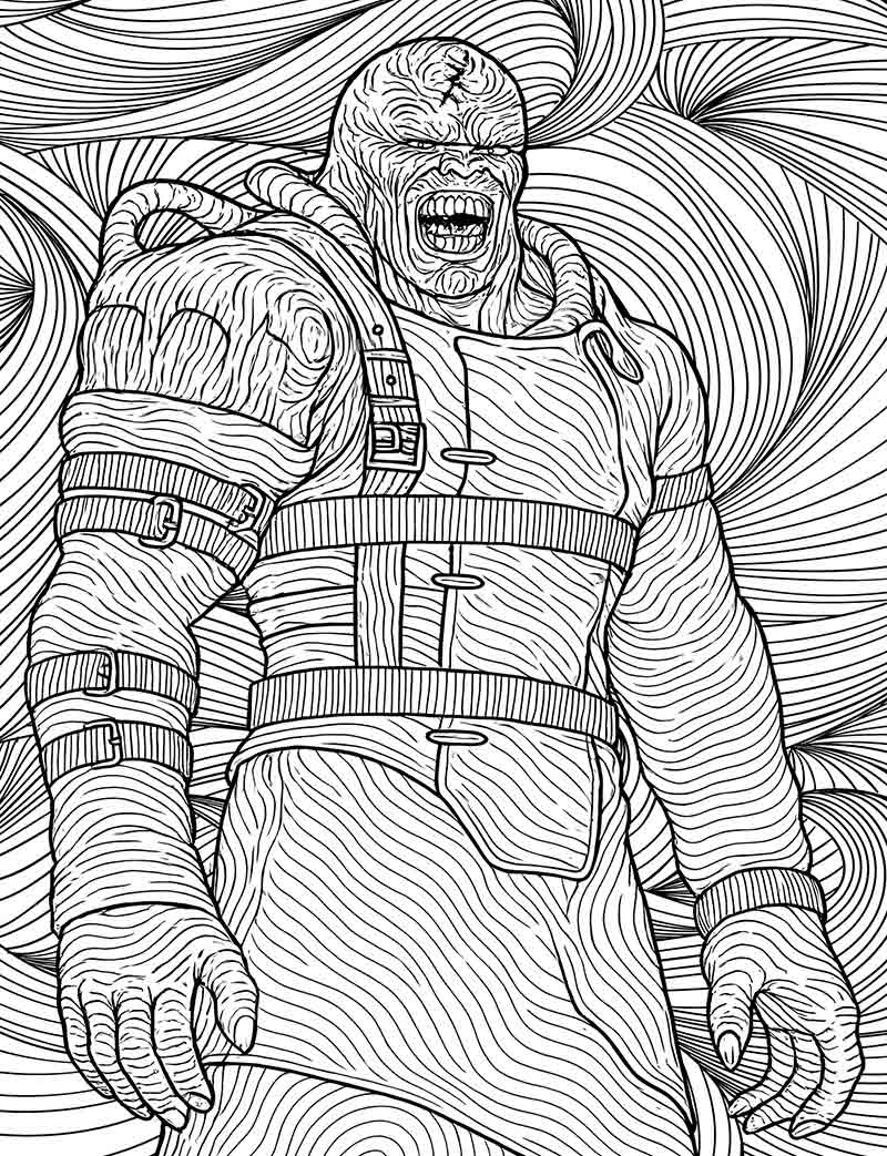 Nemesis From Resident Evil Apocalypse Monster Artwork