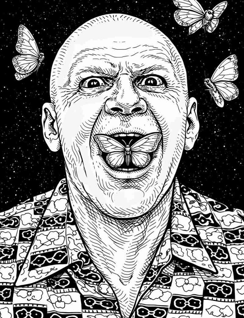 Andrei Chikatilo, the butcher of rostov, coloring page